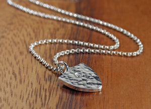 Shield Pendant, 925 Sterling Silver Handmade, Diamond Shield, Warrior Wear, Protection Jewelry, Diamond Necklace, Gift for Men or Women