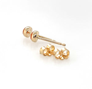 Carnelian Stud Earrings, 14k Gold Earrings, Gold Stud Earrings, Tiny Stud Earrings