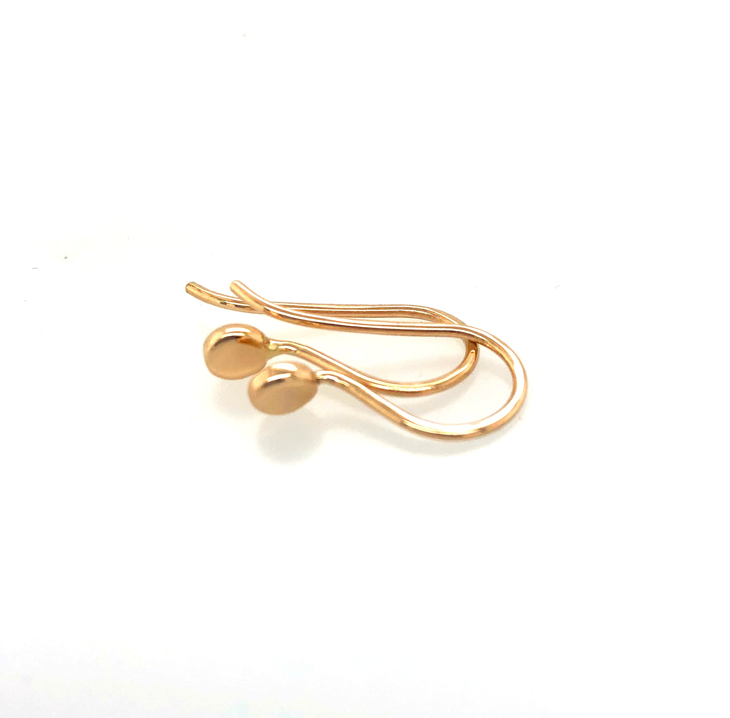 Solid Gold Circle Disc Earrings, 14k Solid Gold Earrings, Minimalist Everyday Dainty Earrings,  Tiny Coin Earrings, Simple Earrings
