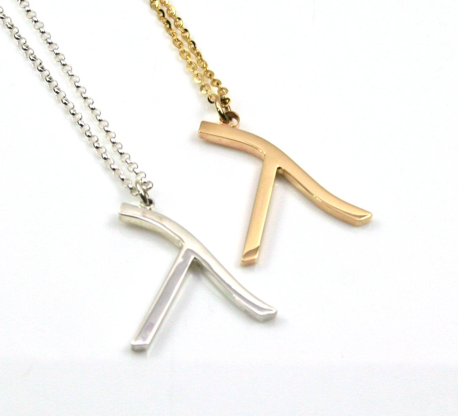 Lambda Necklace, 14k Gold, Gay Pride, Lesbian Necklace, LGBT, Equality, Solid Gold Necklace
