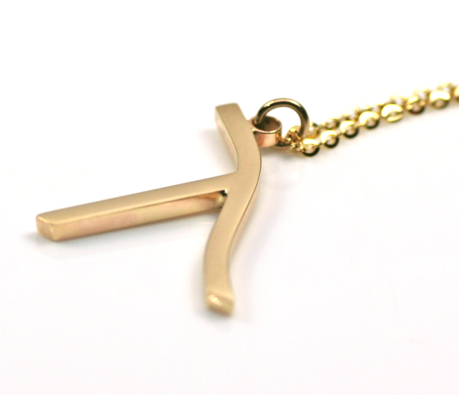 Lambda Necklace, 14k Gold, Gay Pride, Lesbian Necklace, LGBT, Equality, Solid Gold Necklace
